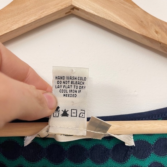 Max Studio Polkadot‎ Lightweight Knit Peplum Pencil Skirt Dress - Picture 4 of 8